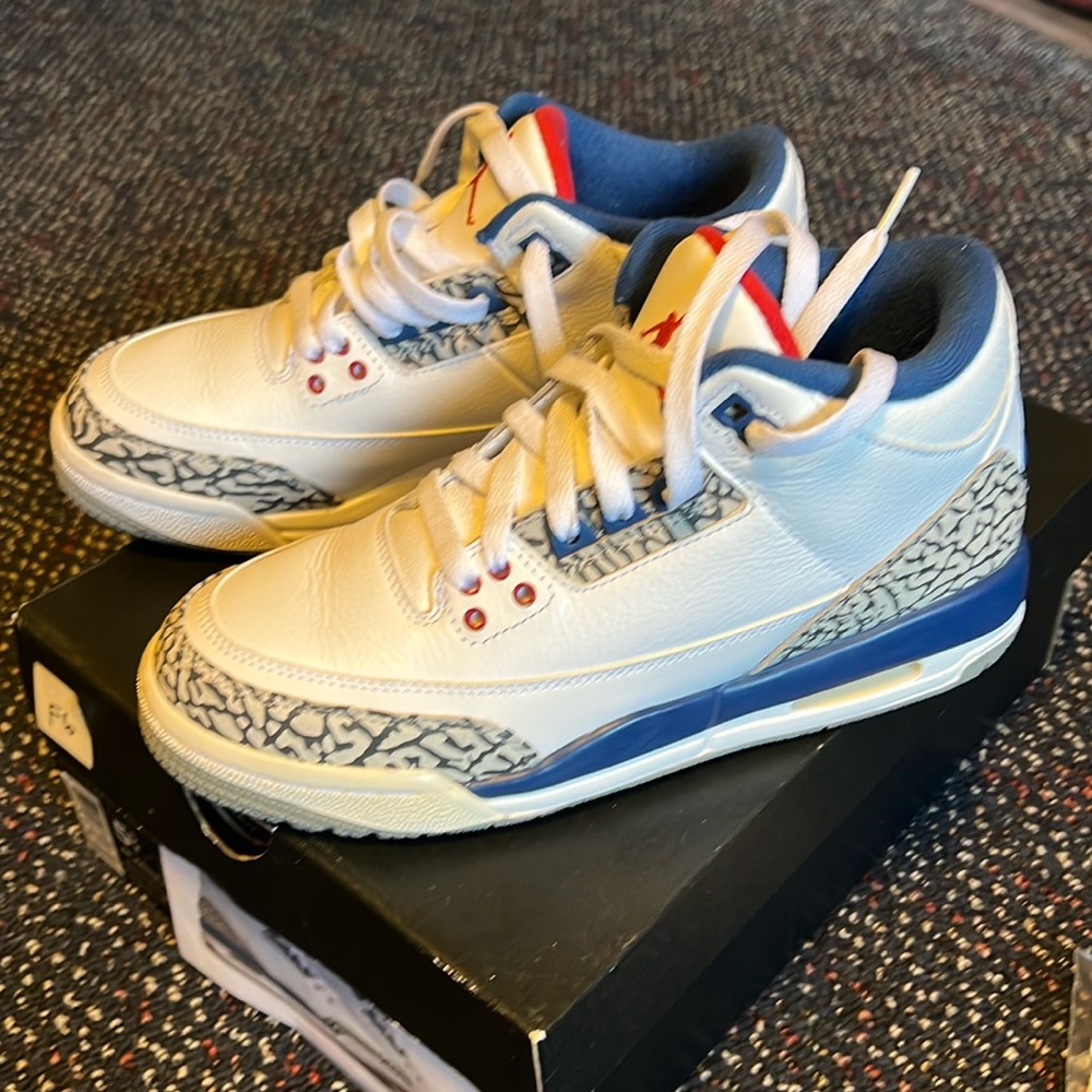 True Blue Jordan 3’s
